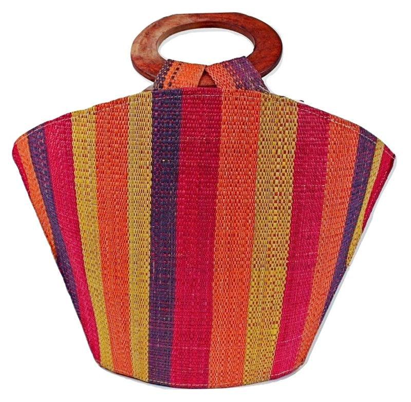 Handmade Raffia Fibers  African Basket Bag - Afrilege