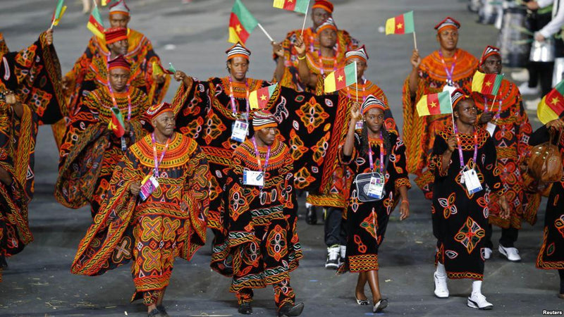 Toghu Bamenda Handwoven traditional attire hat - Afrilege