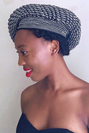 Unisex Bamileke hand woven hat - Afrilege