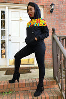Unisex African Kente Hoodie Sweatshirt - Afrilege