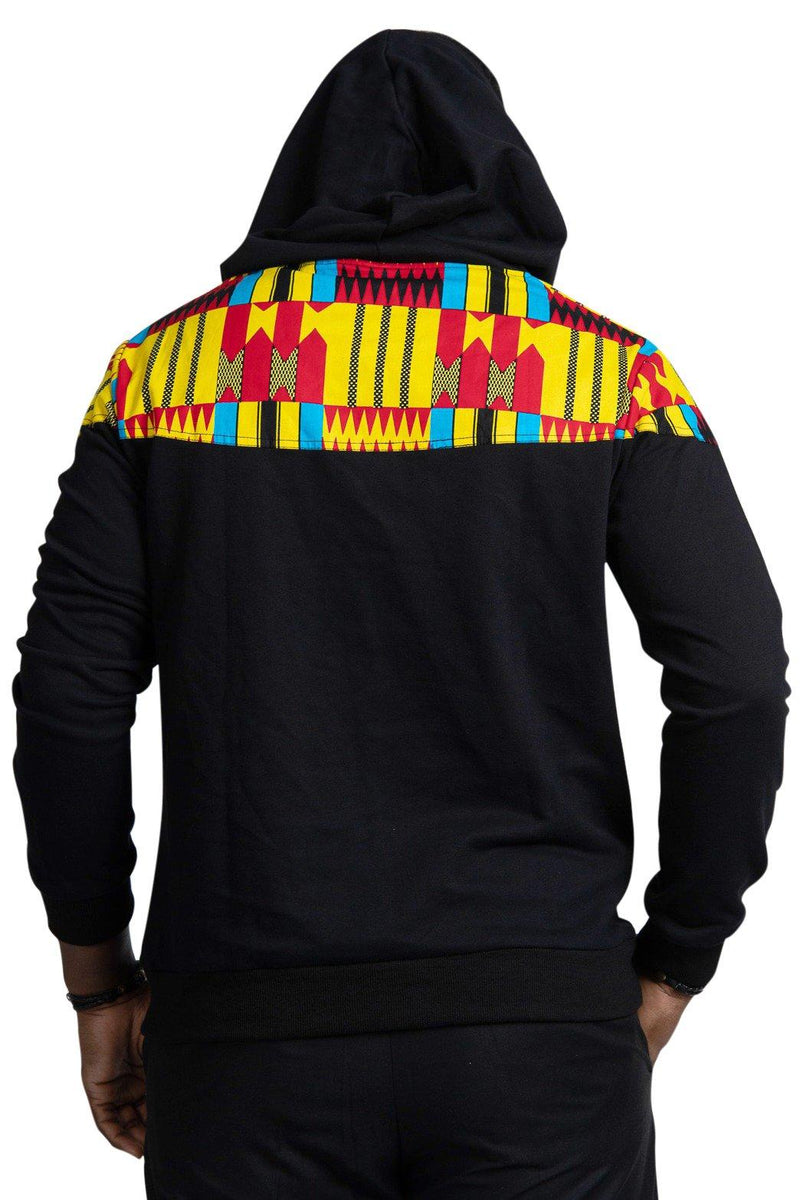 Unisex African Kente Hoodie Sweatshirt - Afrilege