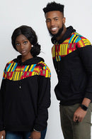 Unisex African Kente Hoodie Sweatshirt - Afrilege