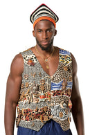African traditional attire jacket - Afrilege