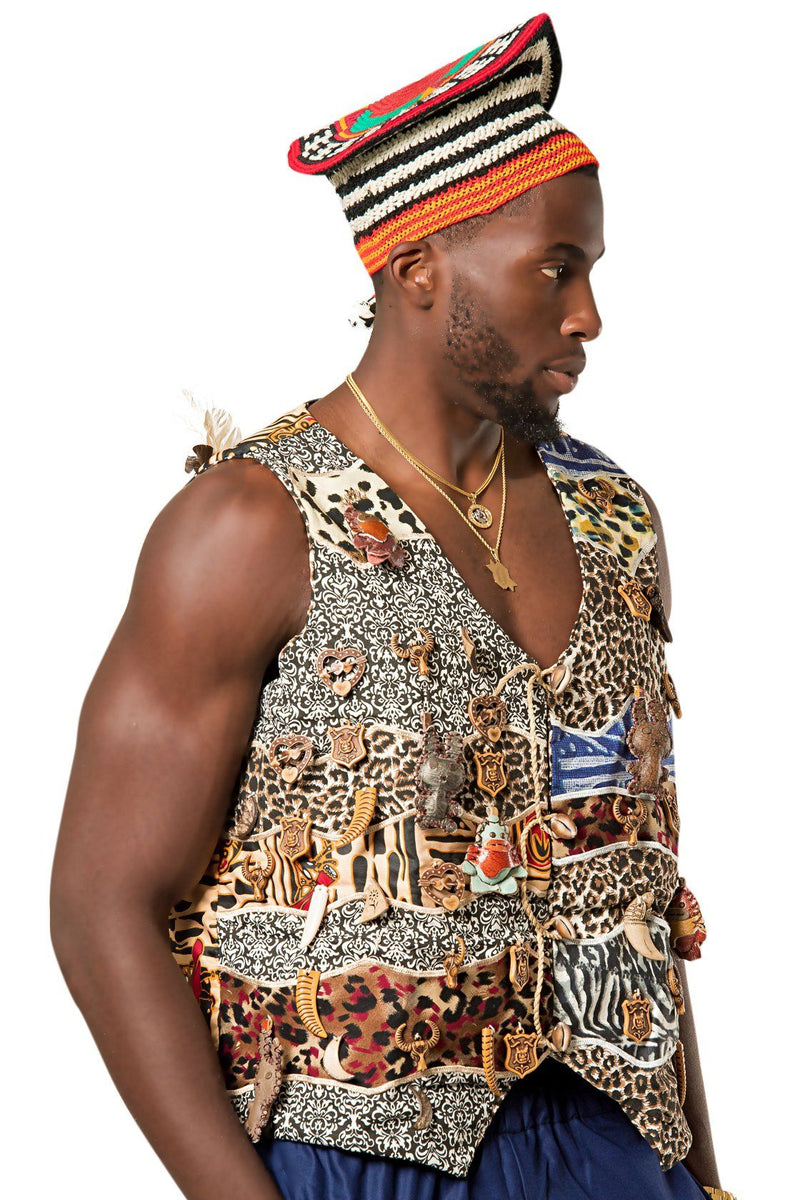 African traditional attire jacket - Afrilege
