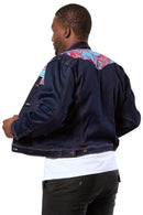 Kellan Men's African Print Denim Jackets - Afrilege