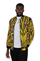 Unisex African Print Bomber Jacket - Afrilege