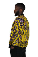 Unisex African Print Bomber Jacket - Afrilege