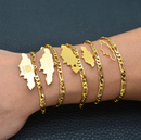 Jamaica Map Ankle Bracelet - Afrilege