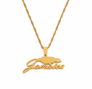 Jamaica Map Pendant Necklace - Afrilege