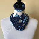 Akin African Print Fabric Ankara Knot Jewelry Set ( Necklace - Bracelets - earrings) - Afrilege