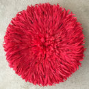 30" Red Authentic Bamileke Juju Hat from Cameroon - Afrilege