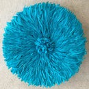31" Sky Blue Authentic Bamileke Juju Hat from Cameroon - Afrilege