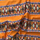 Satin Silk Kente African print fabric - Afrilege