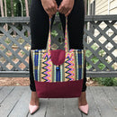 Nahili Kente African Print shoulder bag - Afrilege