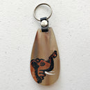 African Horn Maasai Elephant keychains - Afrilege