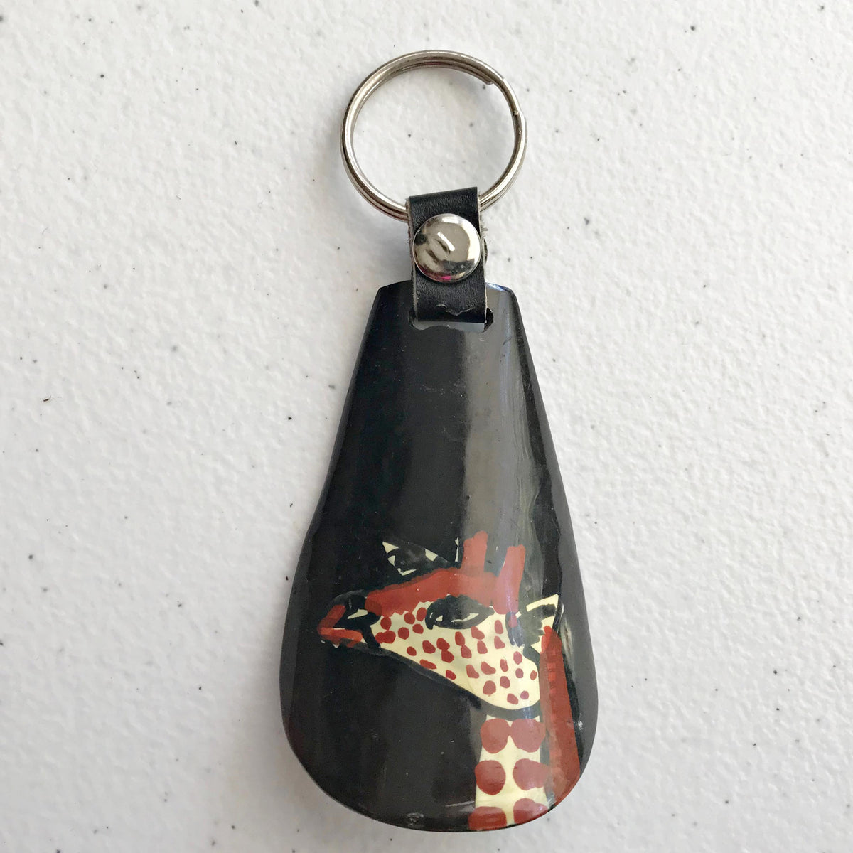 African Horn Maasai Giraffe Keychains | Afrilege