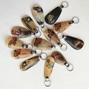 African Horn Maasai Zebra keychains - Afrilege