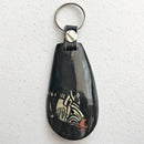 African Horn Maasai Zebra keychains - Afrilege