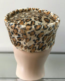Leopard velvet hat for men - Afrilege
