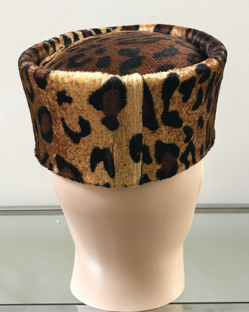 Cheetah print African Kufi hat for men - Afrilege