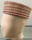 Straw Print  African Kufi hat for men - Afrilege