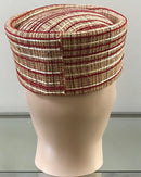 Straw Print  African Kufi hat for men - Afrilege
