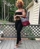 Peacock African Print shoulder bag - Afrilege