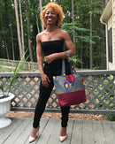 Peacock African Print shoulder bag - Afrilege