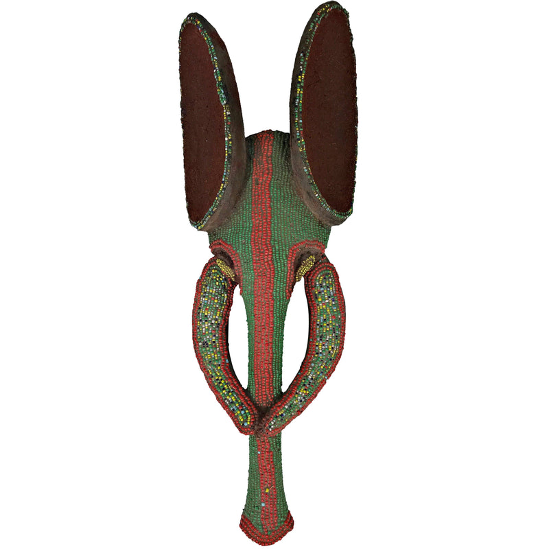 Babanki African Elephant Beads Mask - Cameroon - Afrilege
