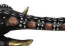 Babanki African elephant mask w/ encrusted cowry & coins - Afrilege