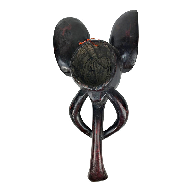 Babanki- Bamileke Wood Elephant Head Mask - Afrilege