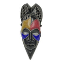 Tikar Hand Carved Colorful Mask - Afrilege