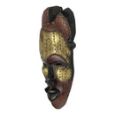 Tikar Tribe Hand Carved Bronze African Mask - Afrilege
