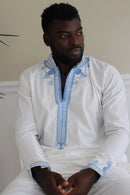 African Men's Wear Black Panther inspired / t'challa costume ( Shirt + Pant) - Afrilege