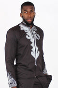 African Men's Wear Black Panther Wakanda inspired / t'challa costume ( Shirt + Pant) - Afrilege