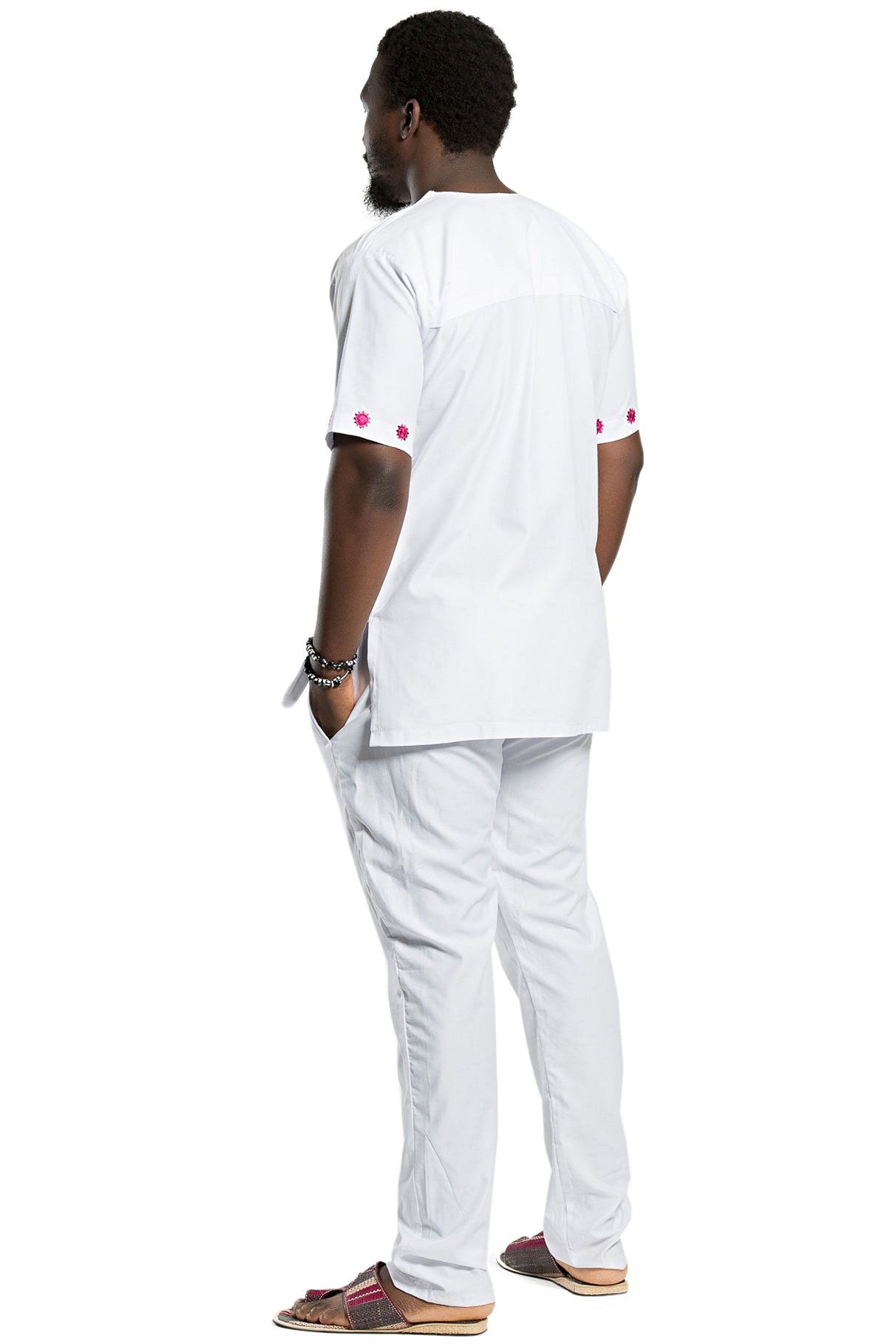 Faraji Unisex 2-pieces African Clothing for Men (Shirt + Pant) | Afrilege