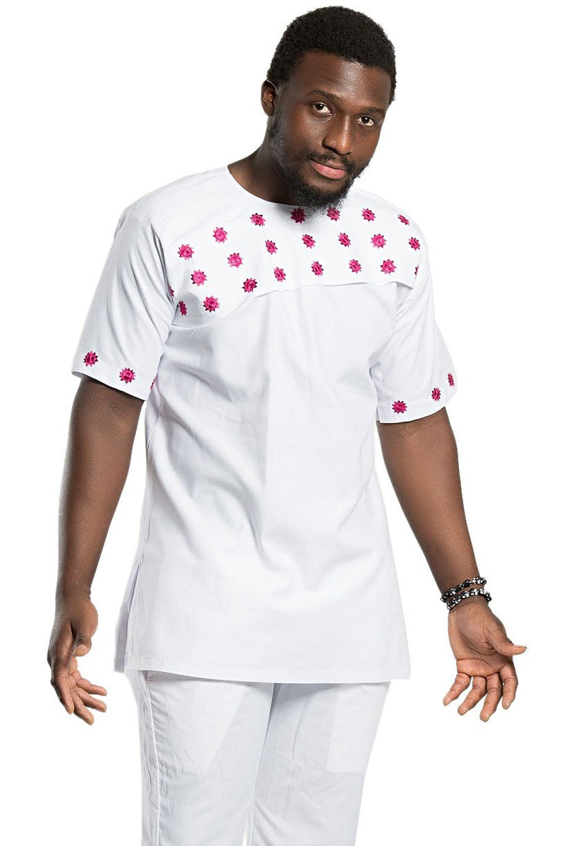 Faraji Unisex 2-pieces African clothing for men (shirt + pant) - Afrilege