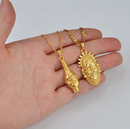 Benin Empire Mask Pendant necklace - Afrilege