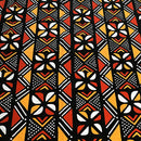 Satin Silk Mudcloth print fabric - Afrilege