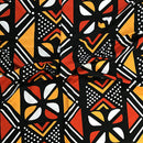 Satin Silk Mudcloth print fabric - Afrilege