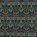 Seun Satin Silk African print fabric - Afrilege