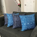Ndop Satin African Print Decorative Pillow Covers - Afrilege