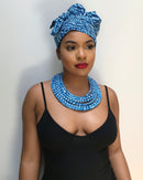 Ndop Africa Print Choker necklace - Afrilege