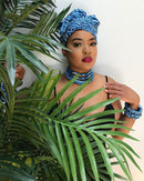 Ndop Africa Print Choker necklace - Afrilege