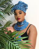 Ndop Africa Print Choker necklace - Afrilege