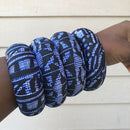 Bamileke African Print Bangle Bracelets - Afrilege
