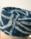 Authentic hand woven Ndop fabric hat for men - Afrilege