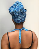 Ndop Print Multi-Strand Statement 15 lines necklace - Afrilege