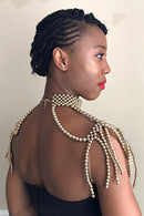 Beaded Maxi Statement Choker Necklace - Afrilege
