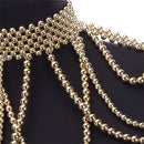 Beaded Maxi Statement Choker Necklace - Afrilege